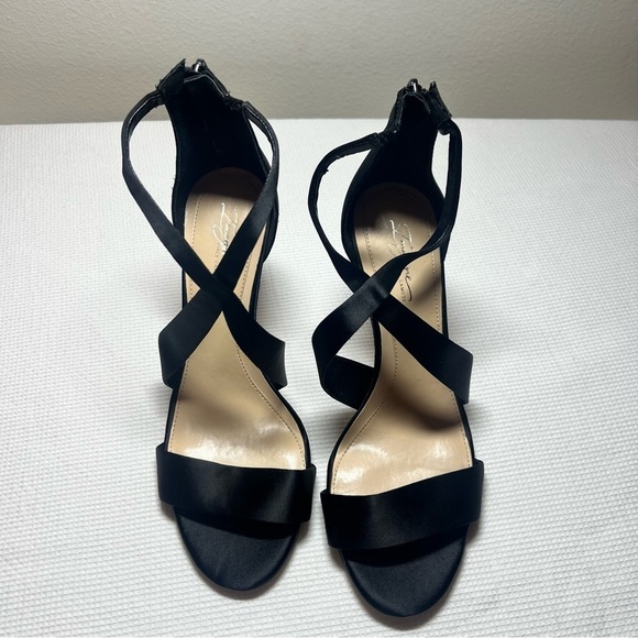 Imagine Vince Camuto Women's Black Satin Dress Pumps SZ 9 1/2 M Heels - Picture 5 of 8